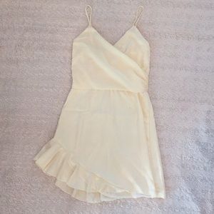 kayden chiffon frill dress